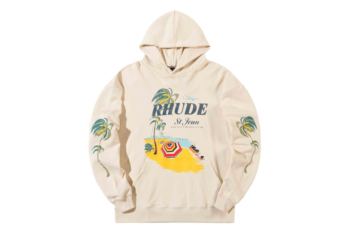 Rhude Cartoon Letter Hoodie Streetwear Cotton Pullover Sweatshirt