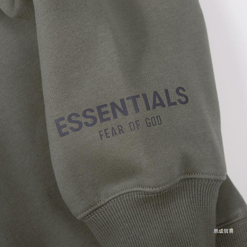 Fear of God ESSENTIALS Small Logo Crewneck Sweatshirt Chest & Sleeve