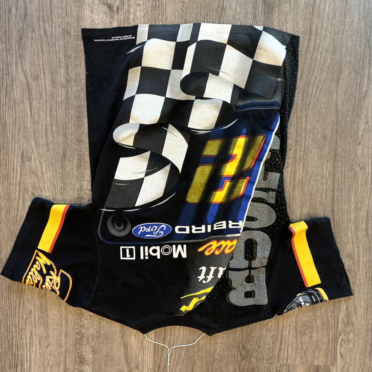 Hunter Scotto Nascar Racing Car Print Crew Neck Short Sleeve T Shirt