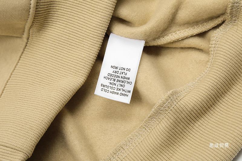 Fear of God ESSENTIALS 3D Silicone Letter Print Hoodie sweatpants