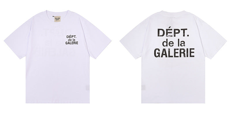 Gallery Dept Tie Dye Washed Graffiti Print Crew Neck T‑Shirt Unisex