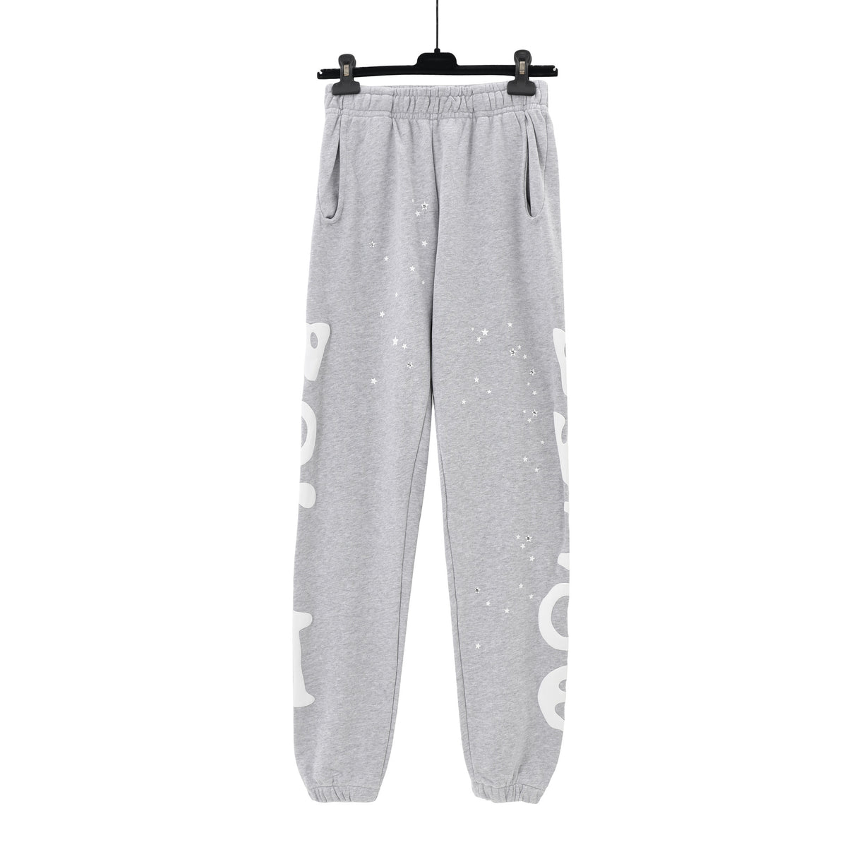 Sp5der Foam Print Spider Web Hoodie Sweatshirt Jogger Pants Set