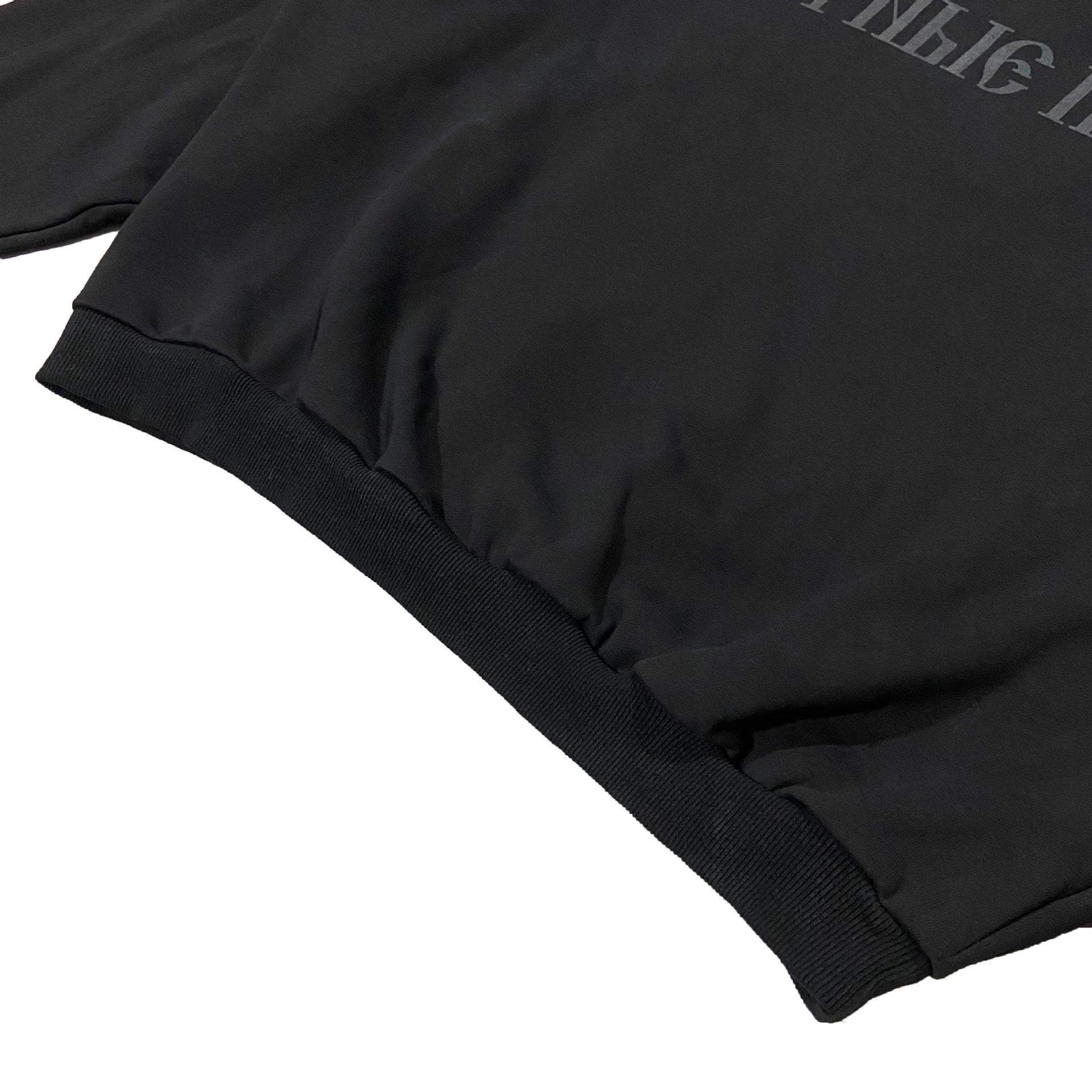 Kanye Russian Letter Print Pullover Hoodie Unisex