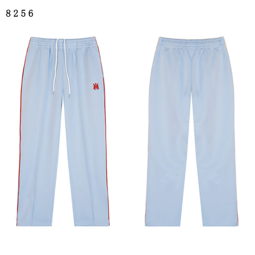 Amiri Embroidered Letter Striped Casual Pants