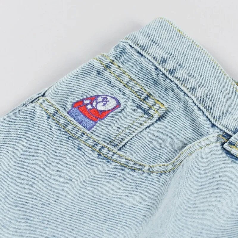 Polar Skate Co Y2K Baggy Denim Jort Skateboard Shorts