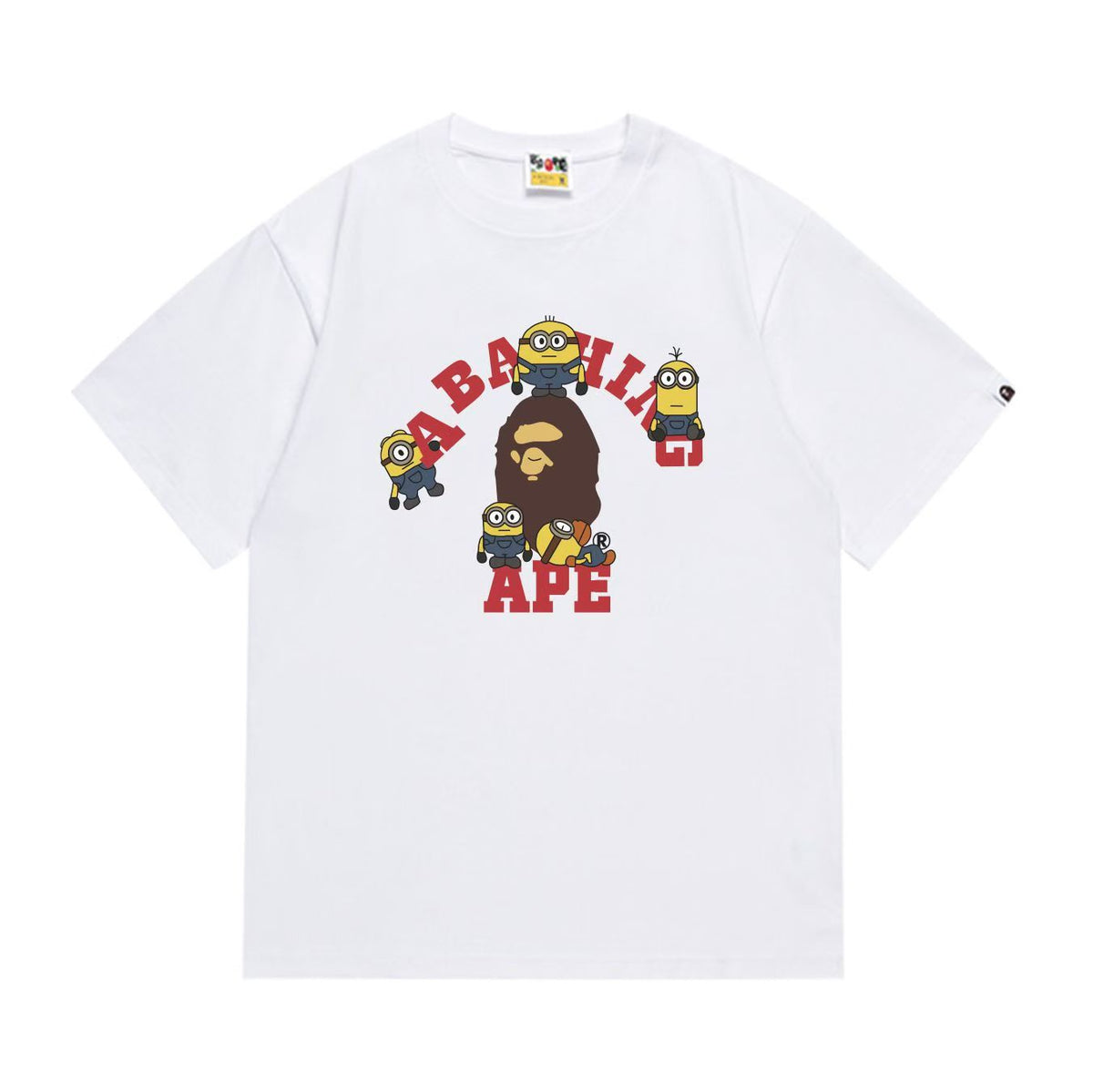 BAPE Ape Head Graphic Print Loose Unisex Streetwear T-Shirt