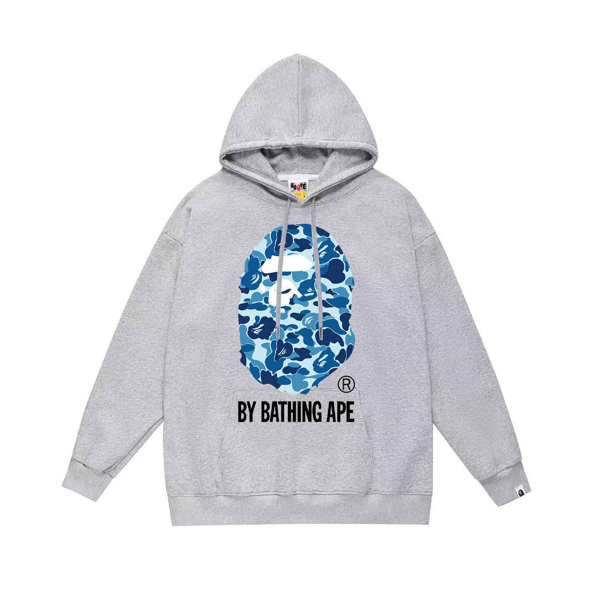 BAPE Hoodie Multi Camo Ape Head Print Street Fleece Pullover