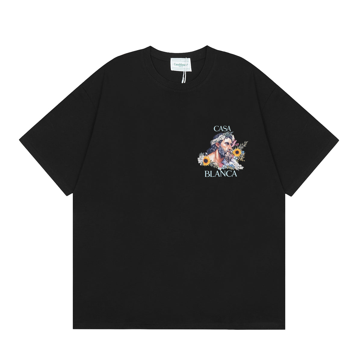 Casablanca Multi‑Artwork Vintage Graphic Oversized Tee Streetwear