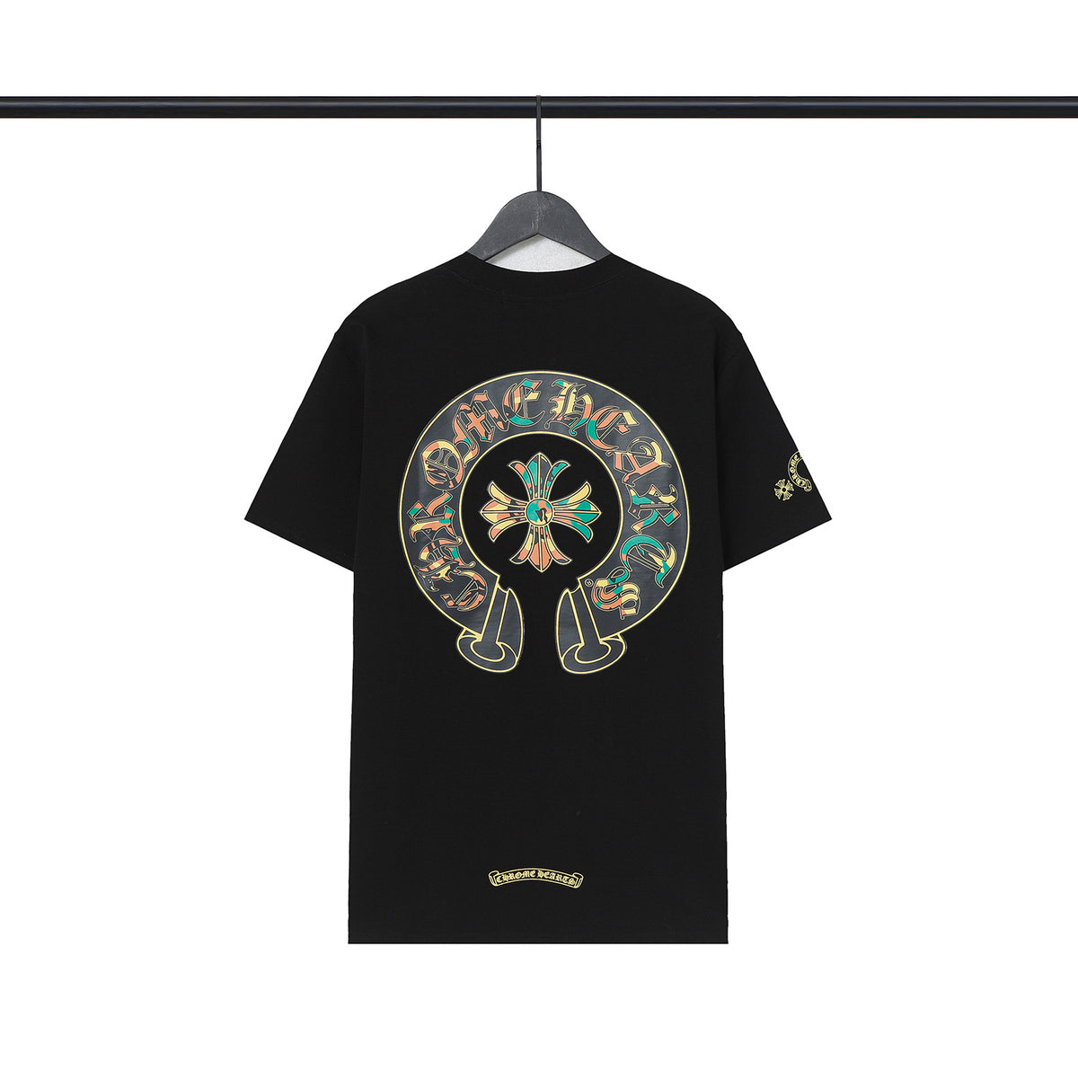 Chrome Hearts Sanskrit Cross Horseshoe Graphic Tee Multi‑Style