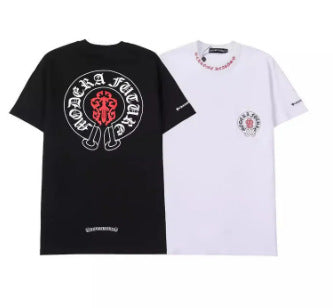 Chrome Hearts Horseshoe Sanskrit Glow In Dark Short Sleeve Tee Unisex