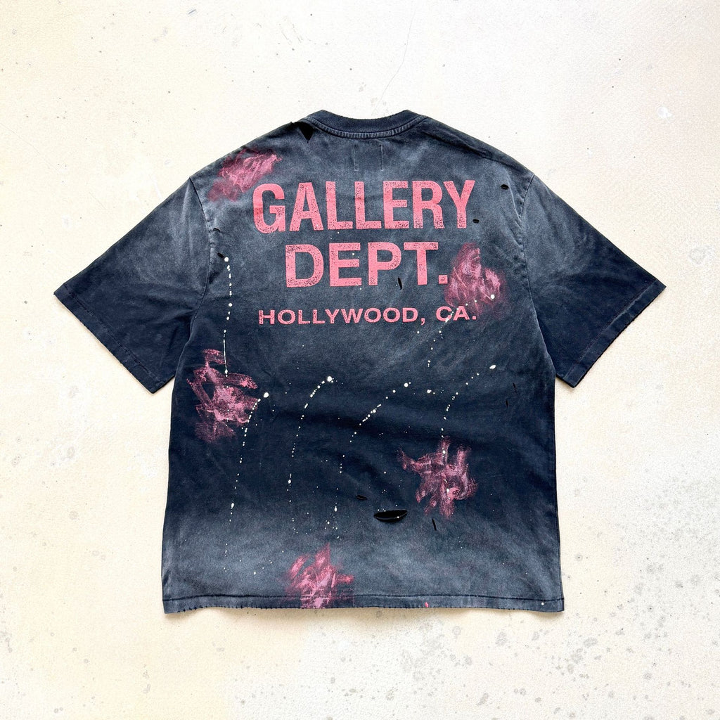 Gallery Dept California Limited Floral Distressed Crew Neck T Shirt