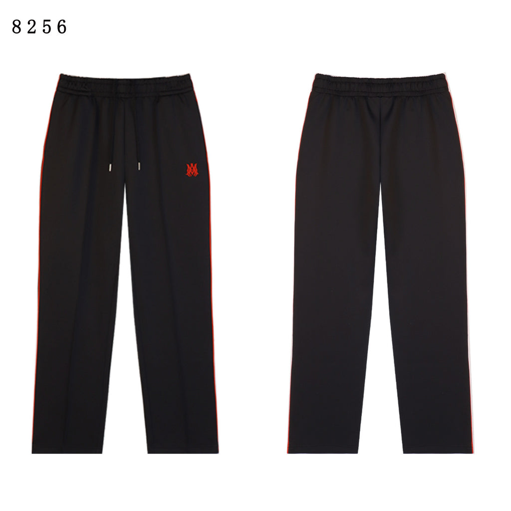 Amiri Letter Embroidery Stripe Casual Pants
