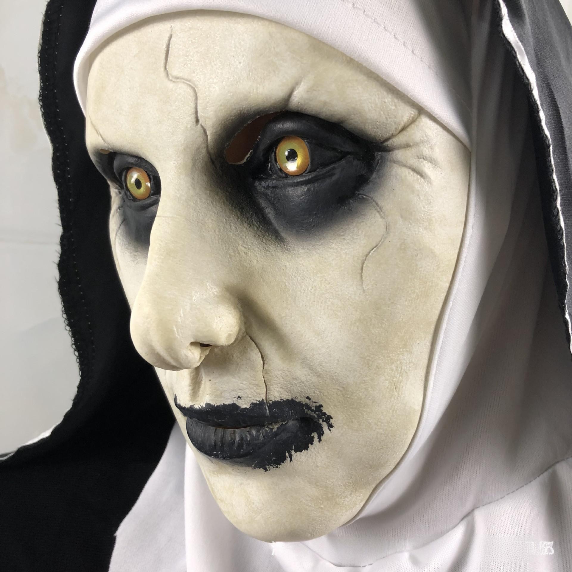 Halloween Women The Nun Valak Cosplay Set The Conjuring 2 With Mask