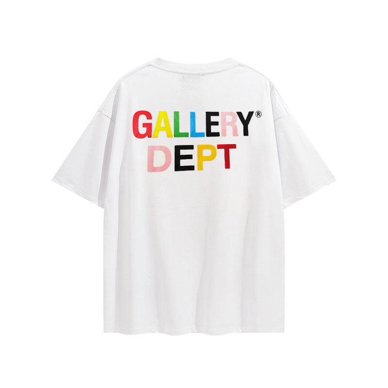 Gallery Dept Letter Graphic Short Sleeve Tee Streetwear Unisex