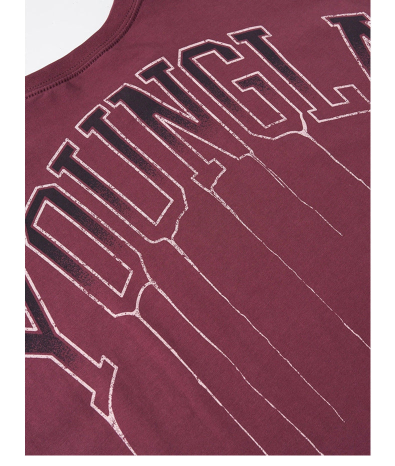 YOUNGLA W428 Drip Oversized Tee