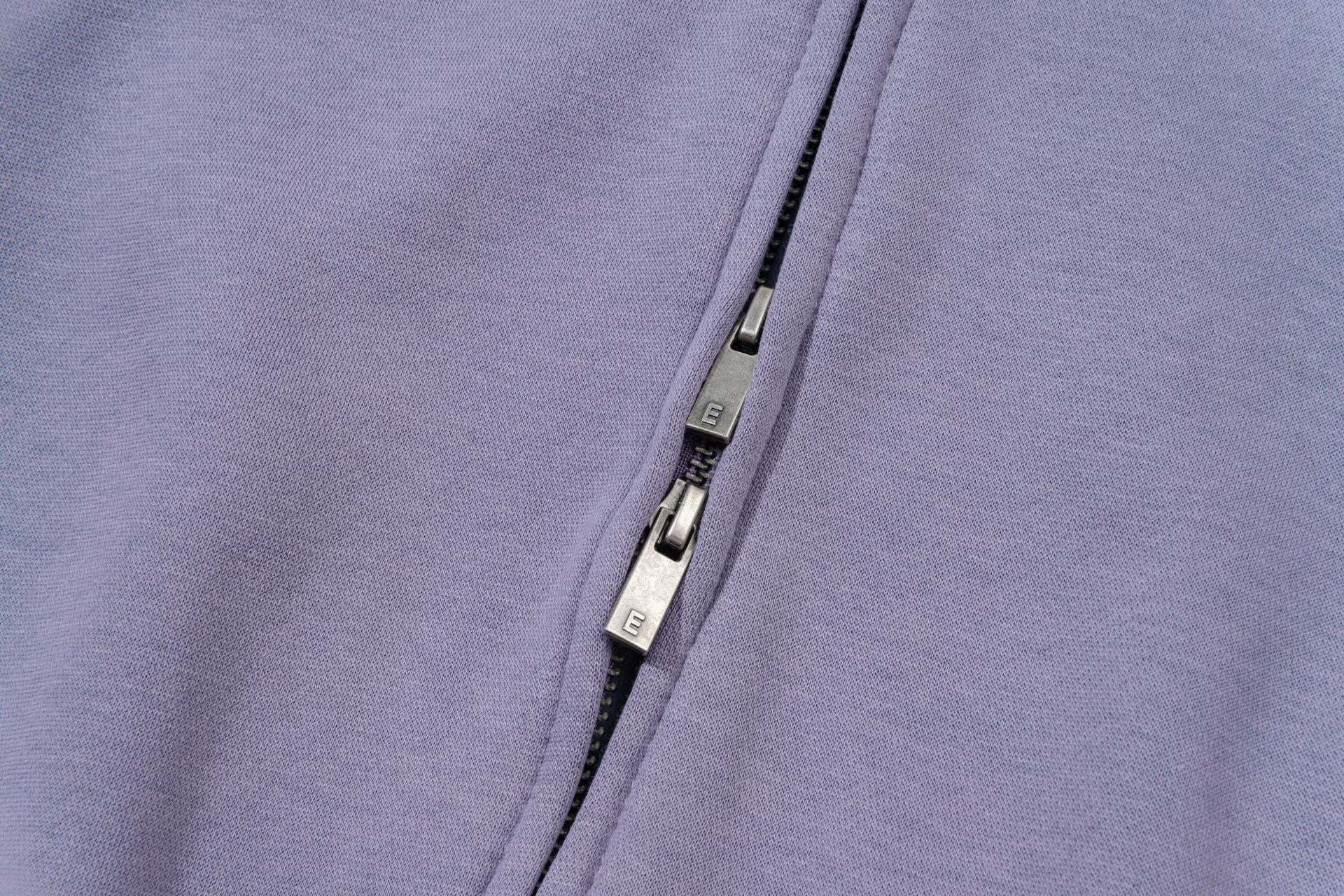 FOG Essentials Emblem Letter Zip Up Hoodie Unisex