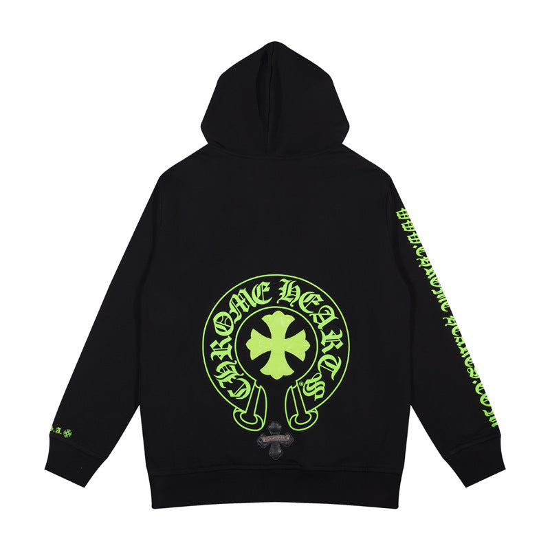 Chrome Hearts Multi‑Cross Graphic Oversized Hoodie Streetwear Unisex