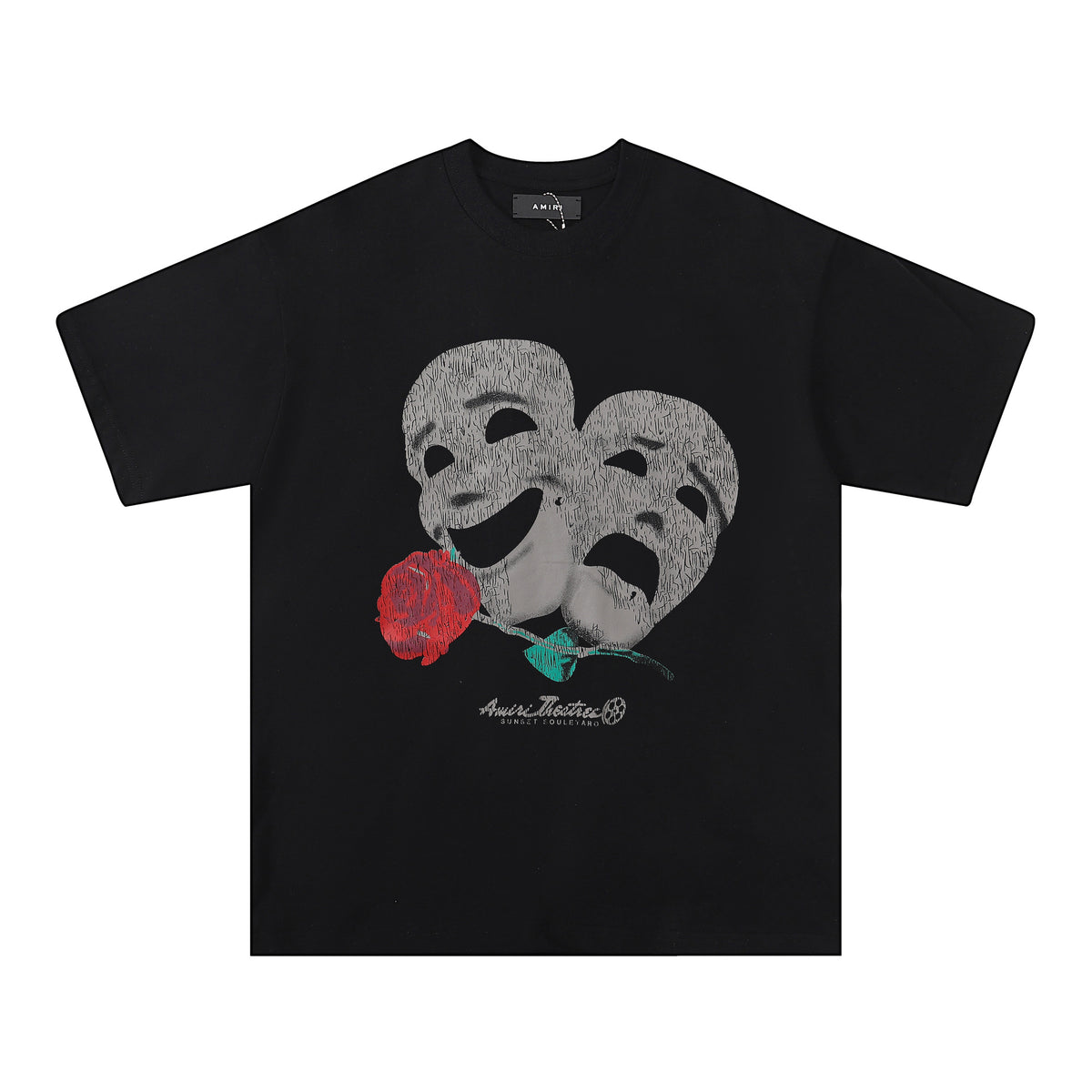 Amiri Multi‑Vintage Graphic Oversized Short Sleeve Tee Multi‑Style