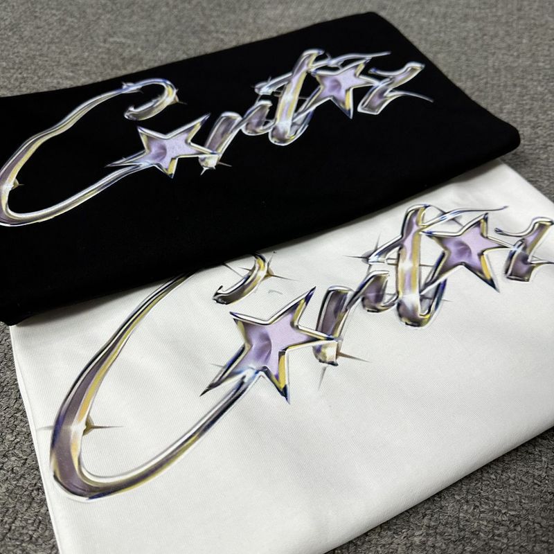 Corteiz Logo Letter Print Crew Neck Short Sleeve T‑Shirt Unisex