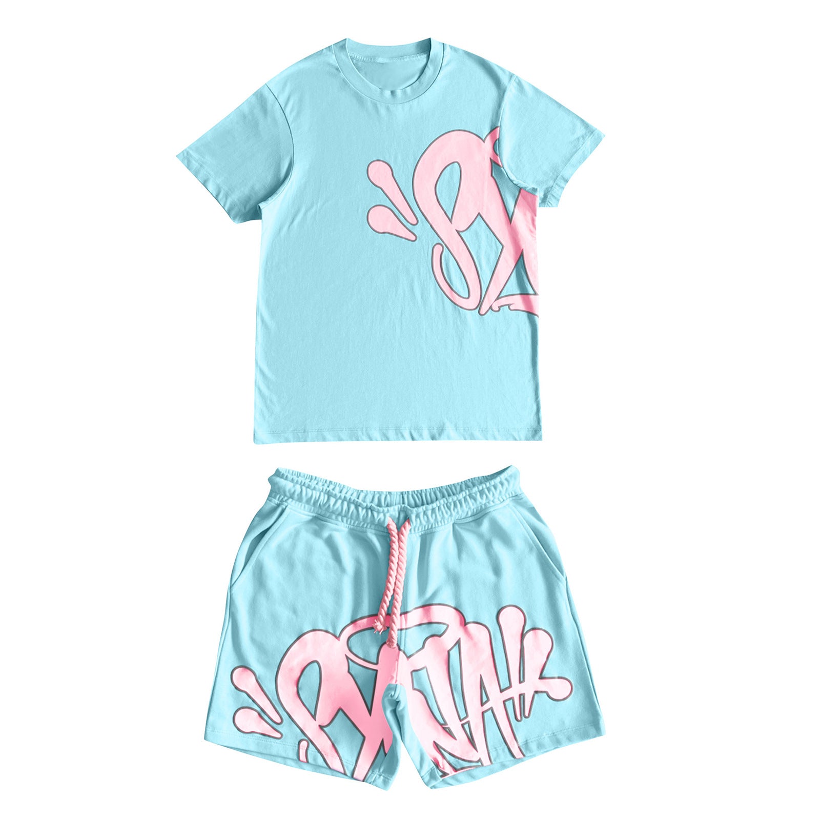 Syna World Graffiti T-Shirt & Shorts Unisex Streetwear Set