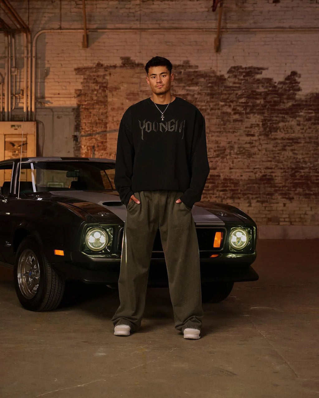 YOUNGLA 2041 The Midnight Collection - Joggers