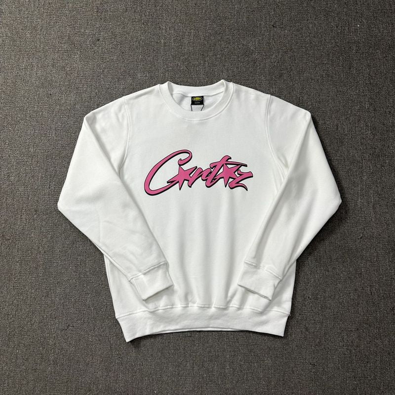 Corteiz Island Letter Graphic Oversized Crewneck Streetwear