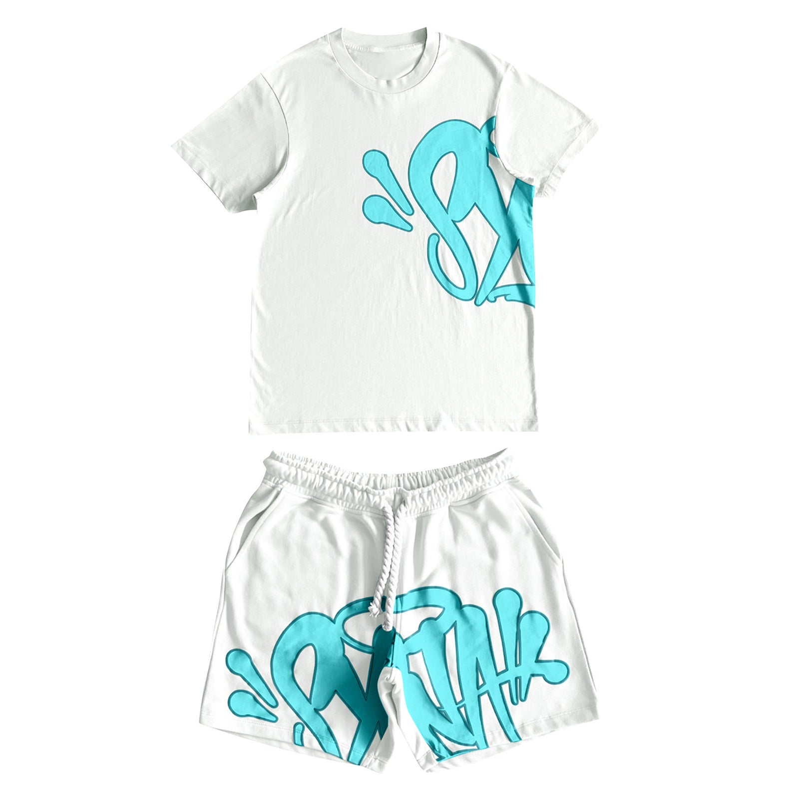 Syna World Graffiti T-Shirt & Shorts Unisex Streetwear Set