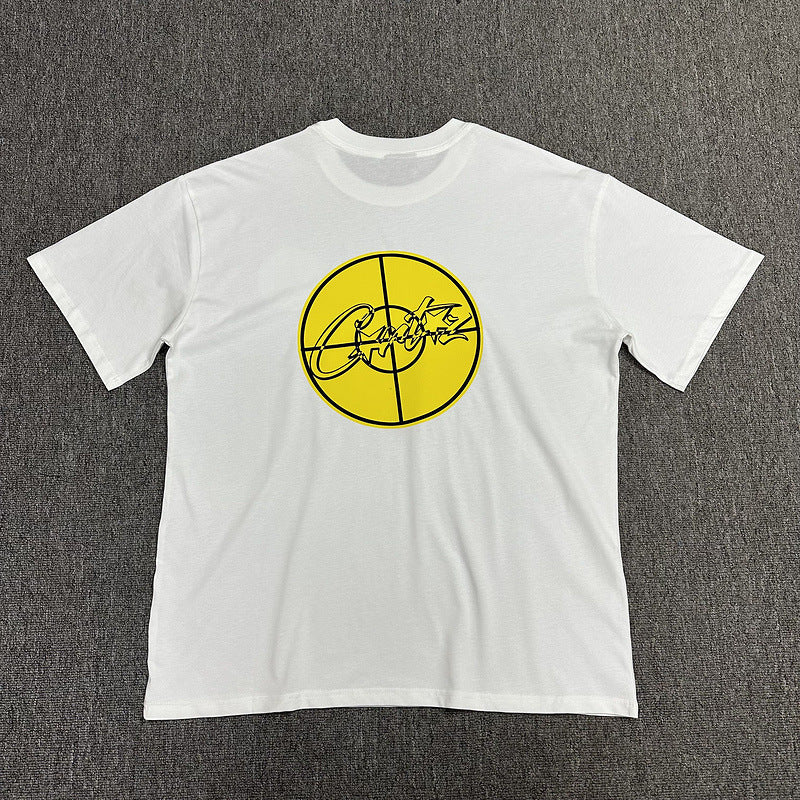 Corteiz Alcatraz Logo Letter Crew Neck Short Sleeve T‑Shirt Unisex