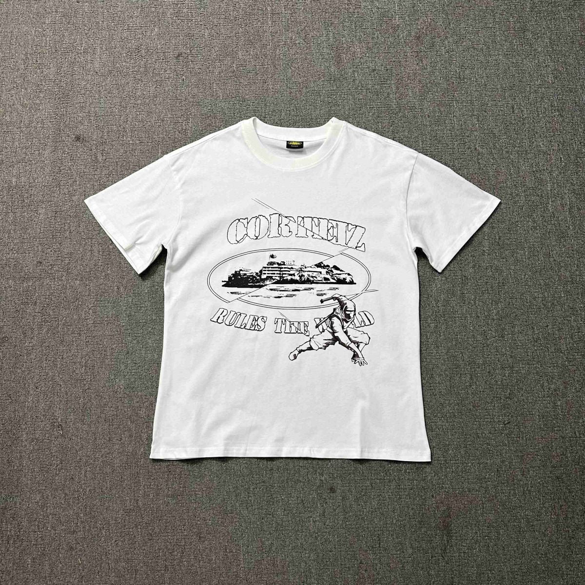 Corteiz Multi‑Logo Graphic Oversized Tee Streetwear Unisex