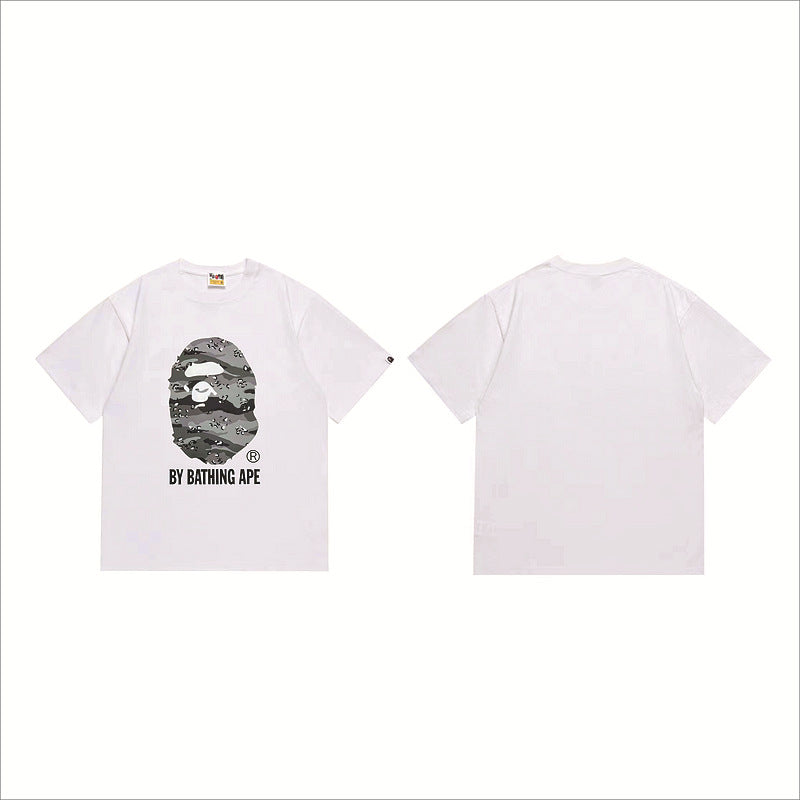 Bape Sakura Floral Graphic Oversized Tee Streetwear Unisex