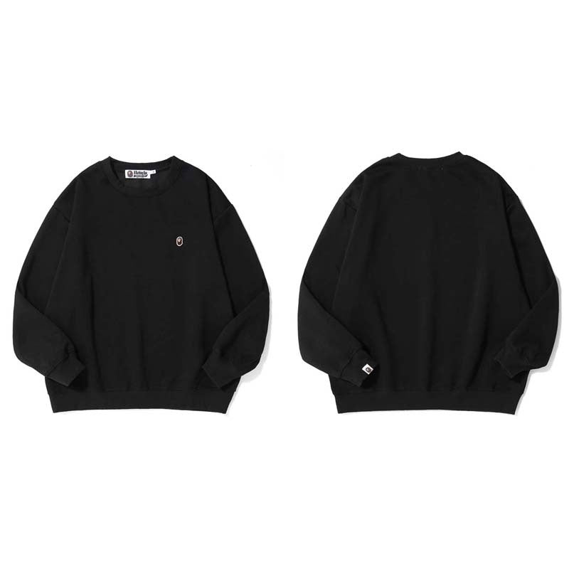 BAPE Ape Head Crewneck Sweatshirt Multi Print Streetwear Pullover