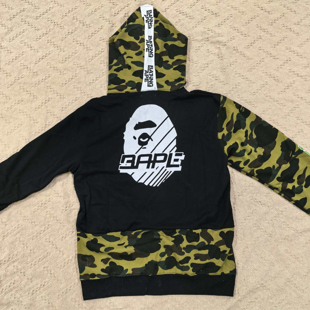 BAPE BMX Mask Dirt Race Edition Shark ABC Camo Full Zip Hoodie