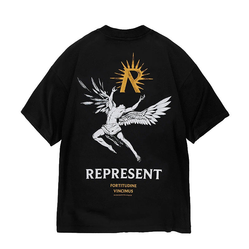 Represent Vintage Washed Graphic Short Sleeve Tee Streetwear Unisex