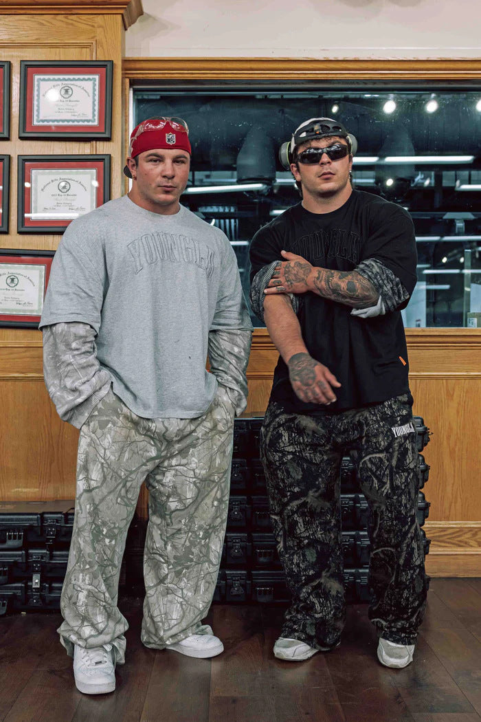 YOUNGLA 2133 Tree Camo Baggy Sweats