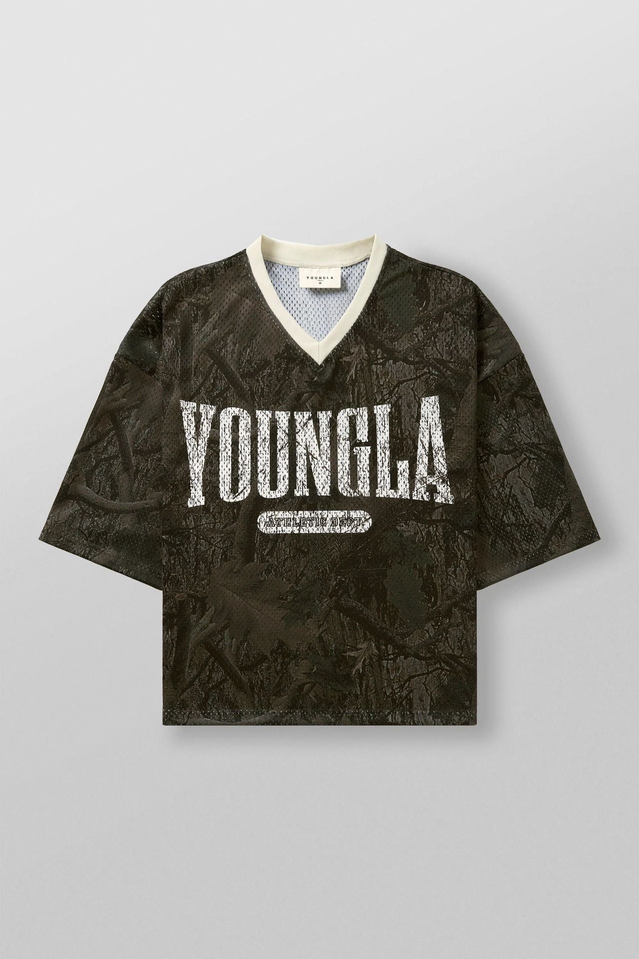 YOUNGLA 4187 Varsity Football Cropped Jersey