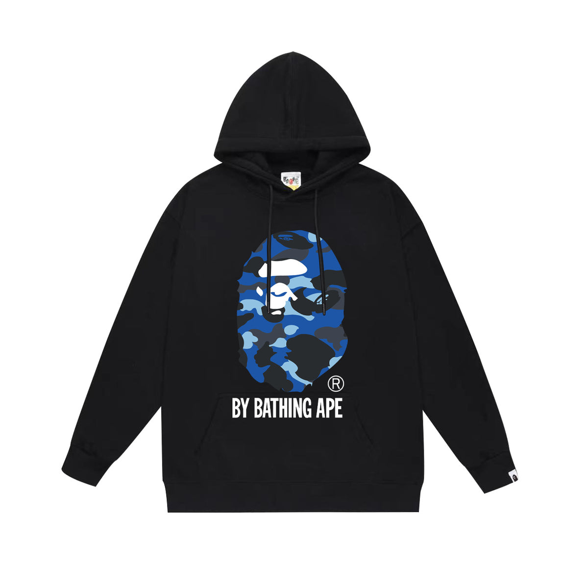 BAPE Hoodie Multi Camo Ape Head Print Street Fleece Pullover