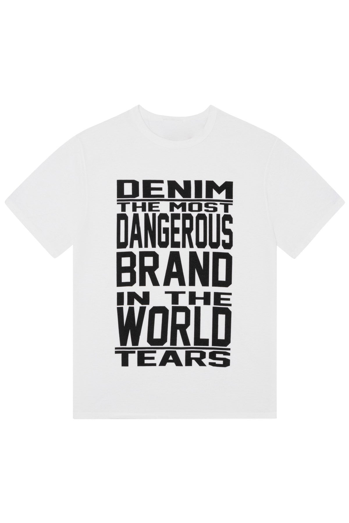 2026 New Denim Tears Print Loose Crewneck Unisex Casual T-Shirt
