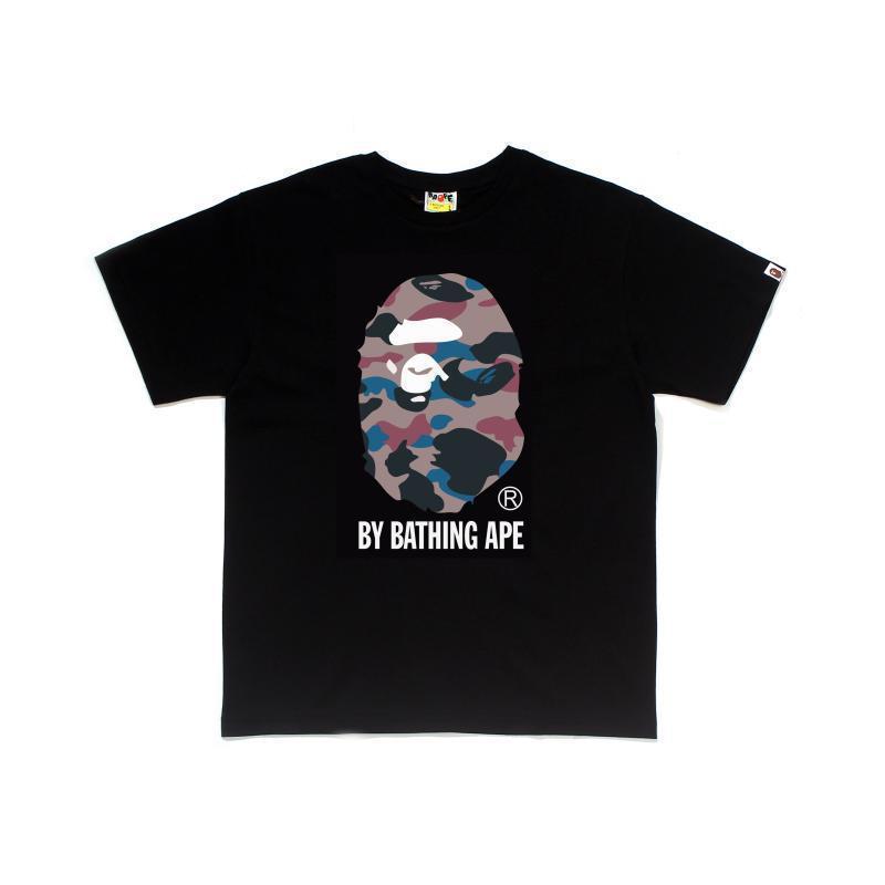 BAPE Ape Head Print Loose Unisex Streetwear T-Shirt