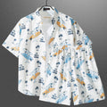 Couple Tropical Floral Short Sleeve Beach Matching Vacation Set 5127-5141