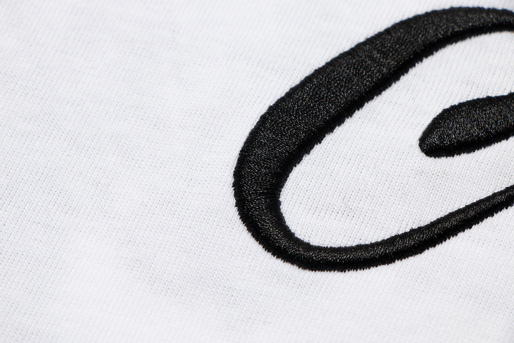Cav Empt Letter Embroidery Crew Neck Short Sleeve T Shirt Unisex