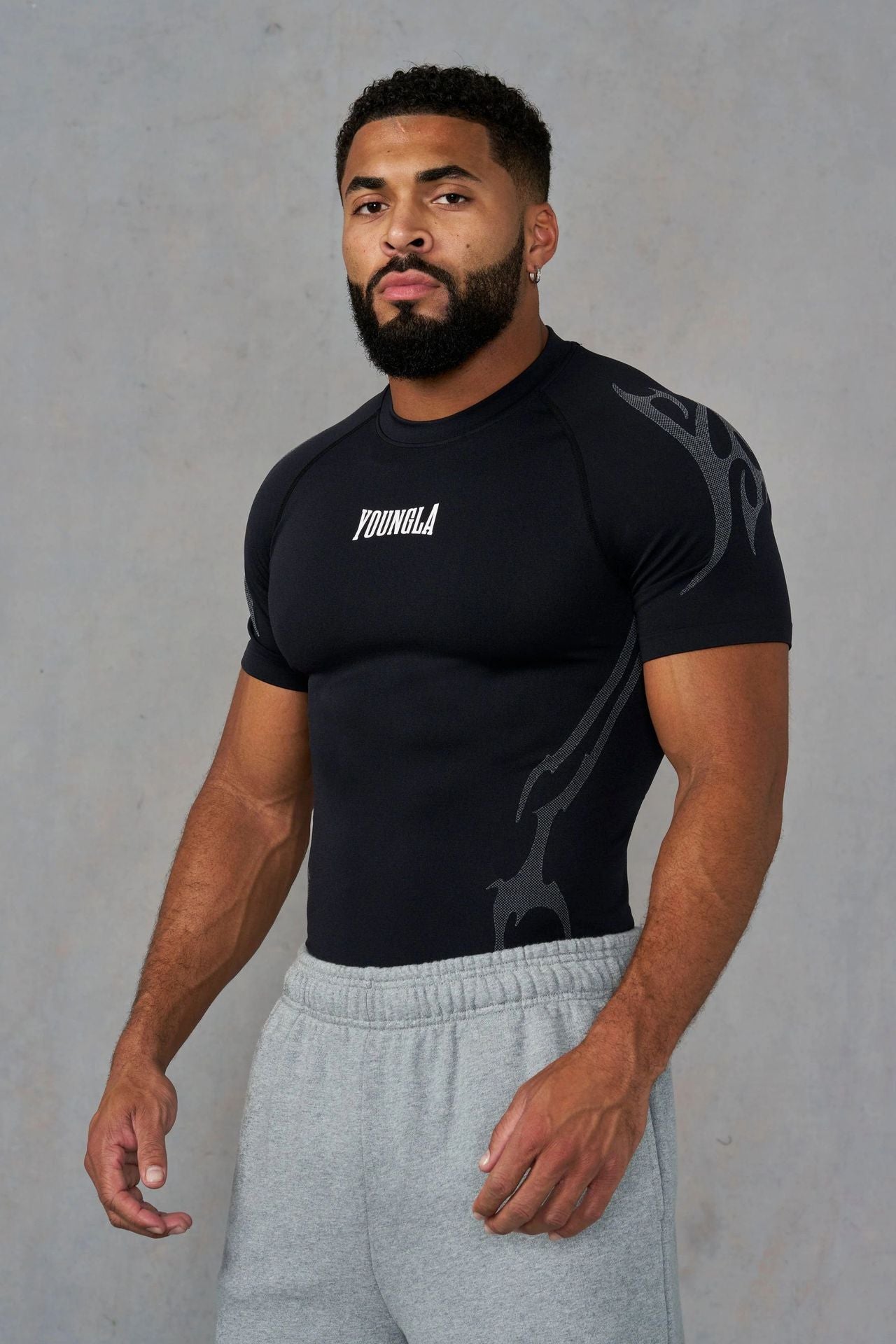YOUNGLA 4067 Gothic Compression Tees
