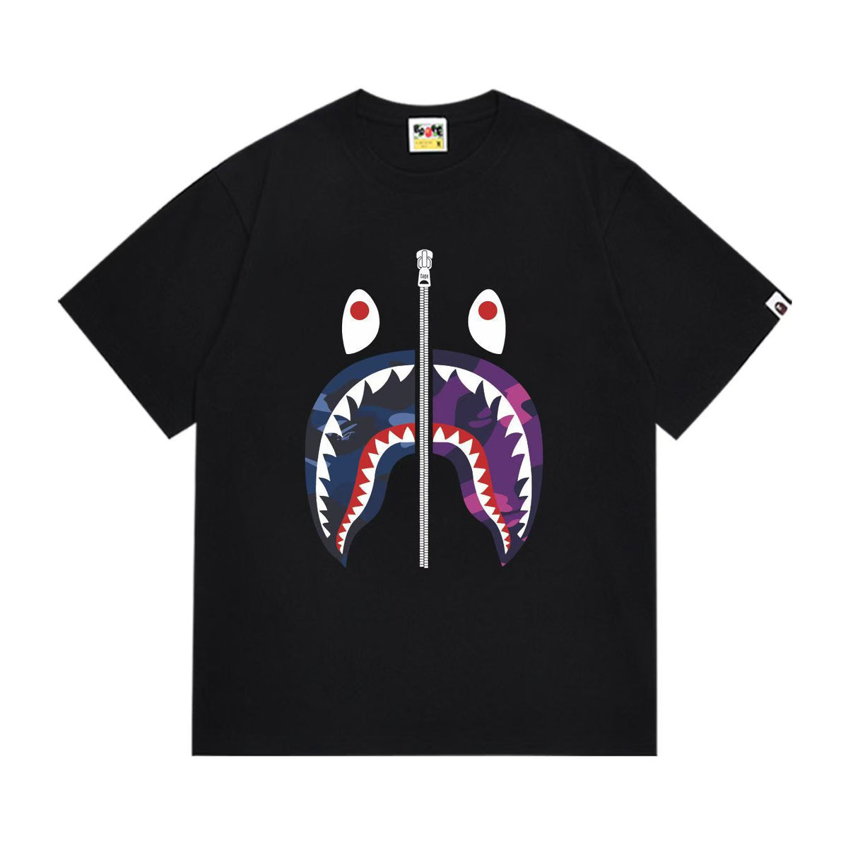 BAPE Ape Head Graphic Print Loose Unisex Streetwear T-Shirt