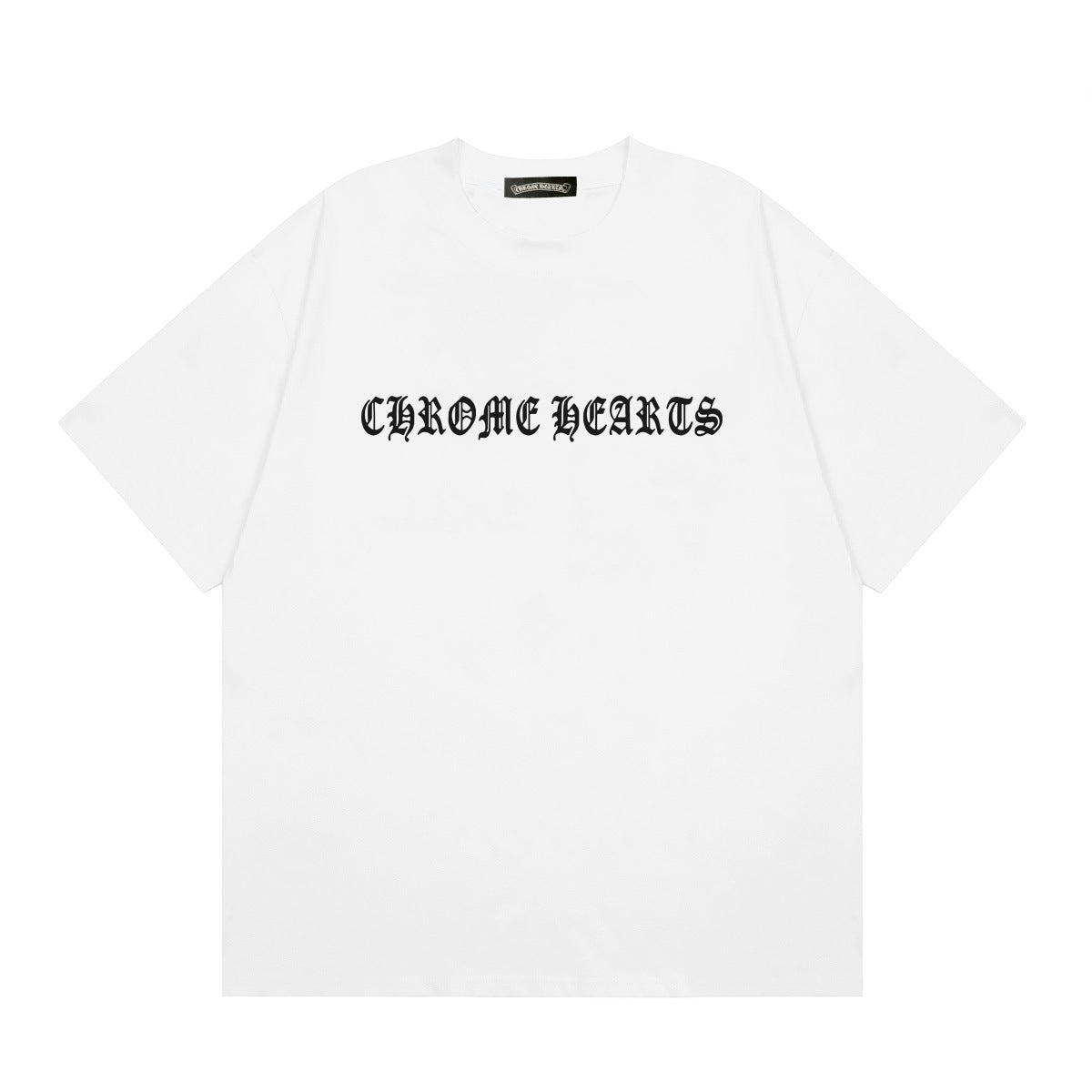 Chrome Hearts Multi‑Cross Horseshoe Graphic Oversized Tee Streetwear