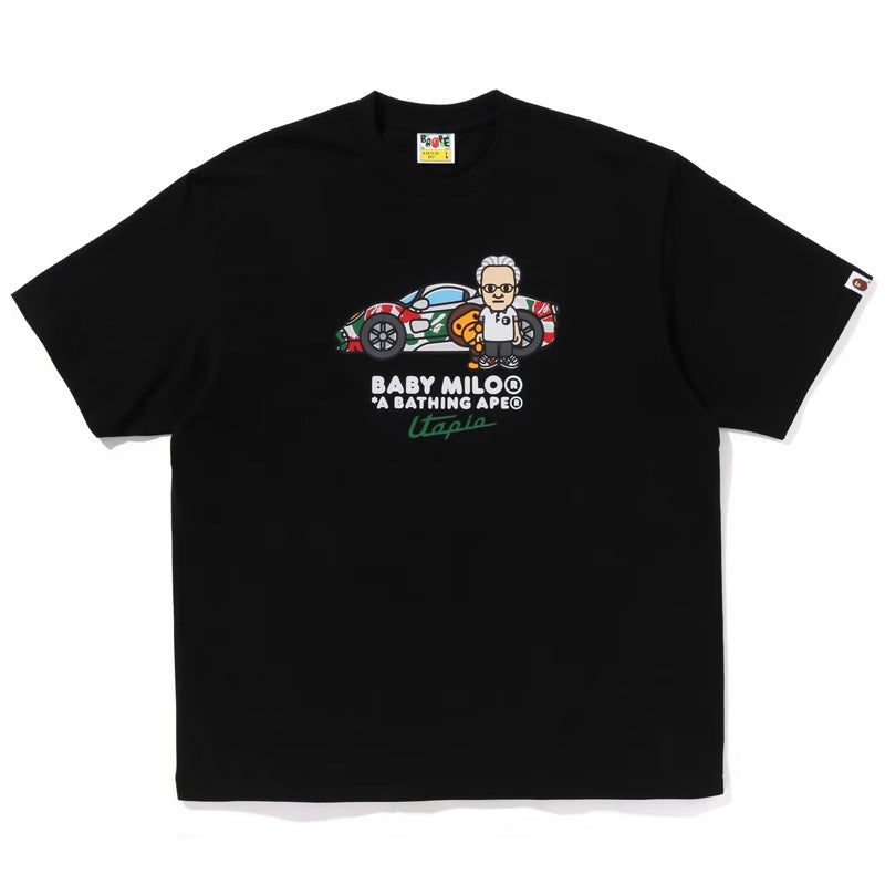 Bape Multi‑Graphic Ape Head Oversized Tee Streetwear Unisex