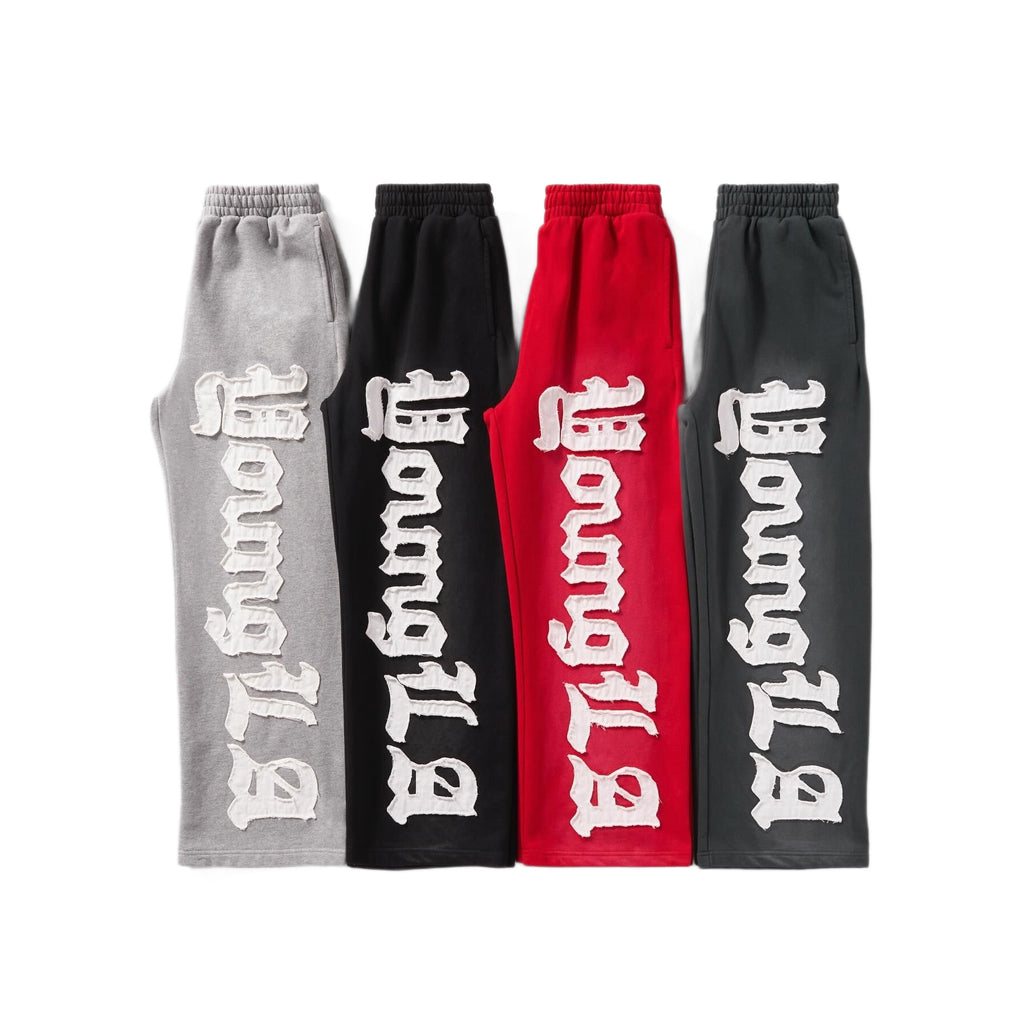 YOUNGLA 2127 Big Patch Sweats