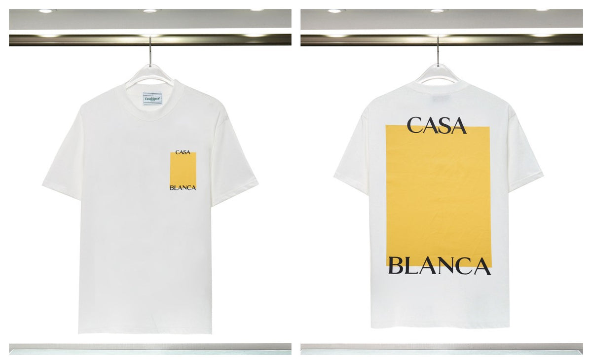 Casablanca Tennis Graphic T-Shirt Loose Oversized Short Sleeve Tee