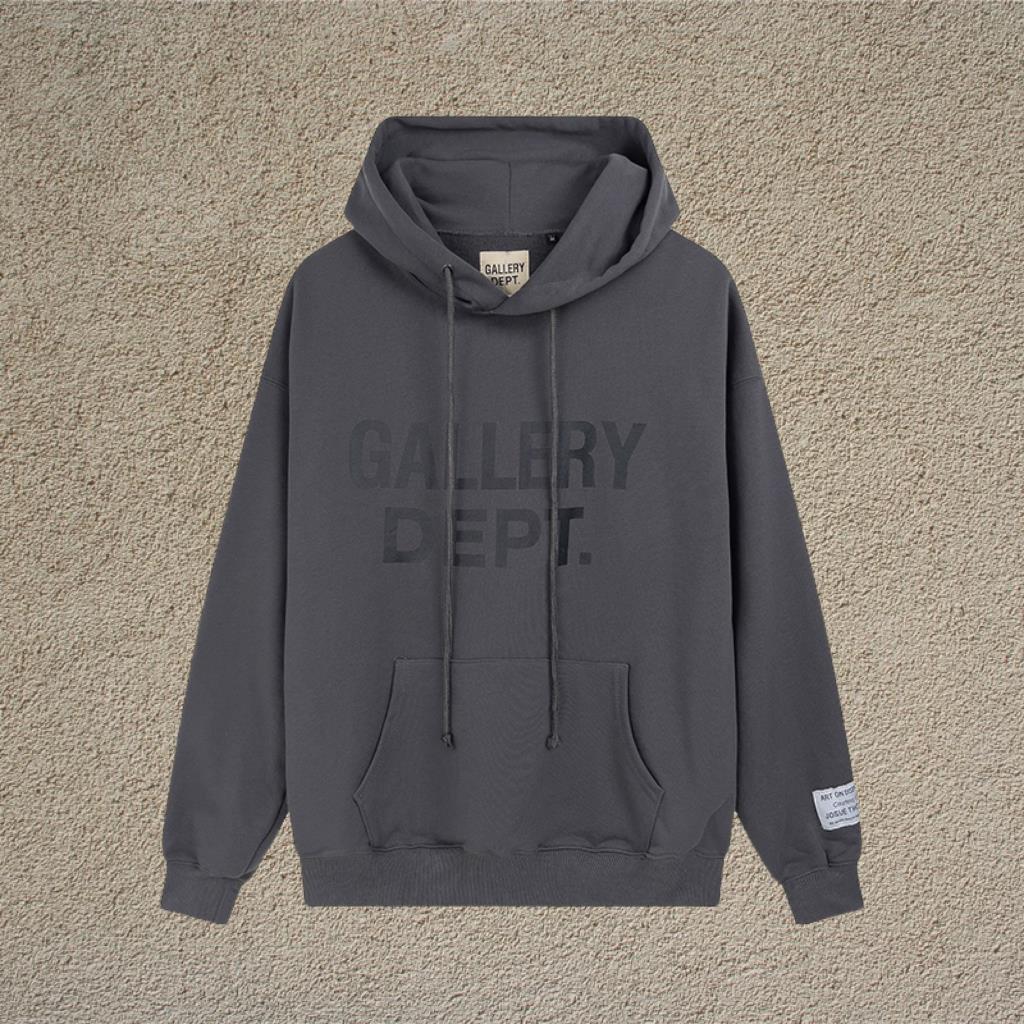 Gallery Dept Letter Print Hoodie Loose Couple Streetwear Sweatshirt