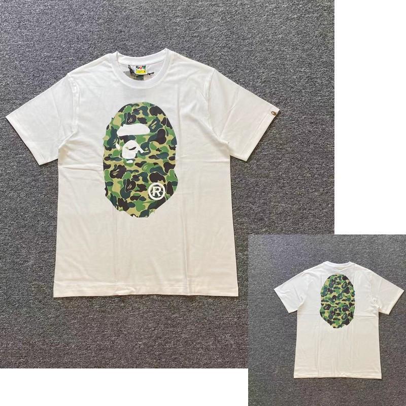 Bape Camo Ape Head Print Graphic Short Sleeve Tee Streetwear Unisex