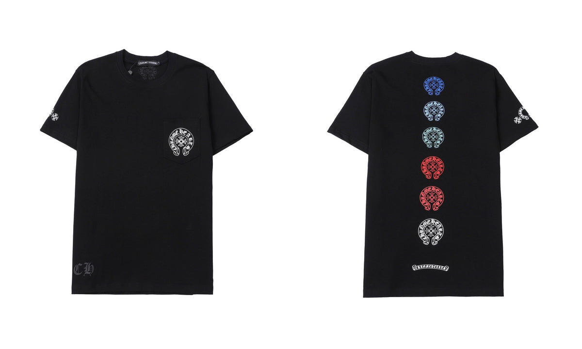 Chrome Hearts Cross Letter Graphic Short Sleeve Tee Streetwear Unisex
