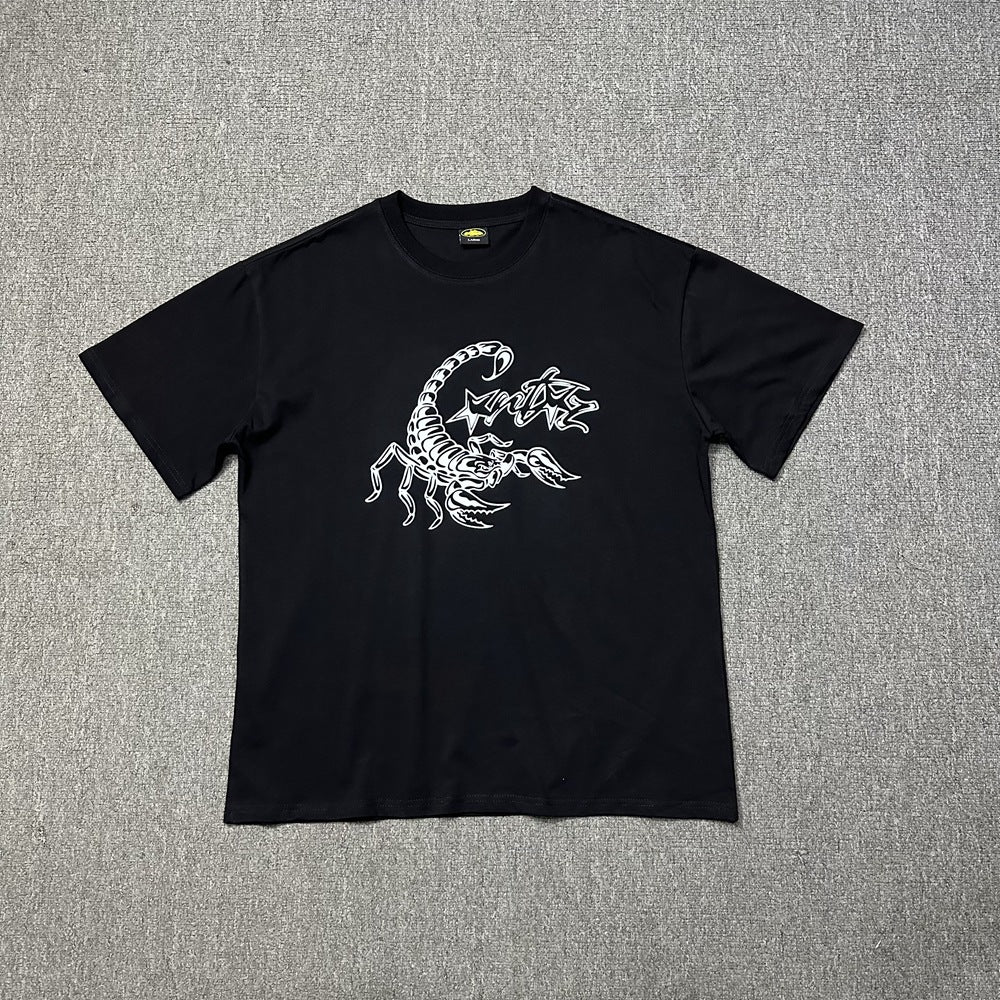 2026 New Corteiz Graphic Print Tee Loose Casual Streetwear T-Shirt